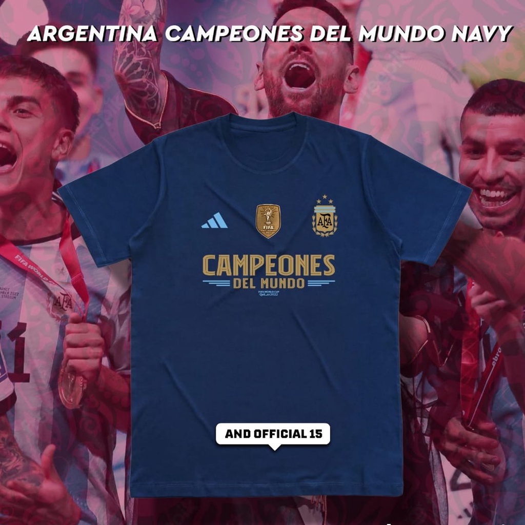 KAOS ORIGINAL DESAIN ARGENTINA JUARA
