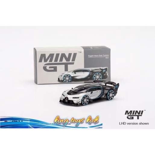 LARIS / MINI GT 369 - Bugatti Vision Gran Turismo Silver