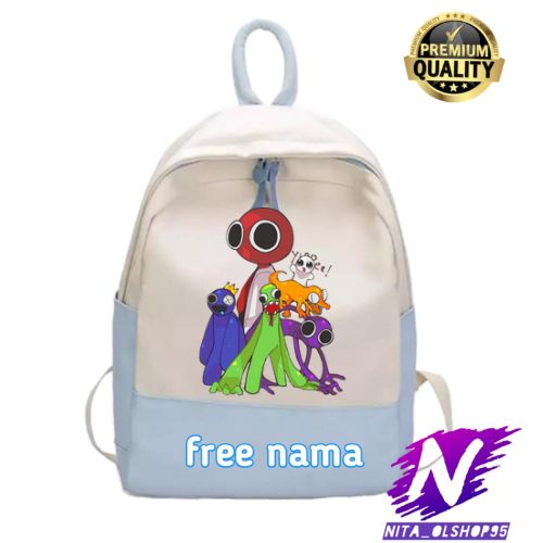 tas anak ransel sekolah rainbow friends roblox