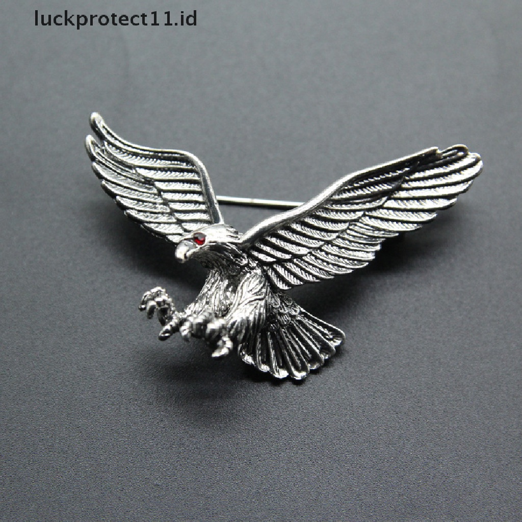 /Fashion Hot// Fashion Hot// Fashion Pria Vintage Eagle Pin Bros Dekorasi Korsase Lencana Perhiasan Hadiah.