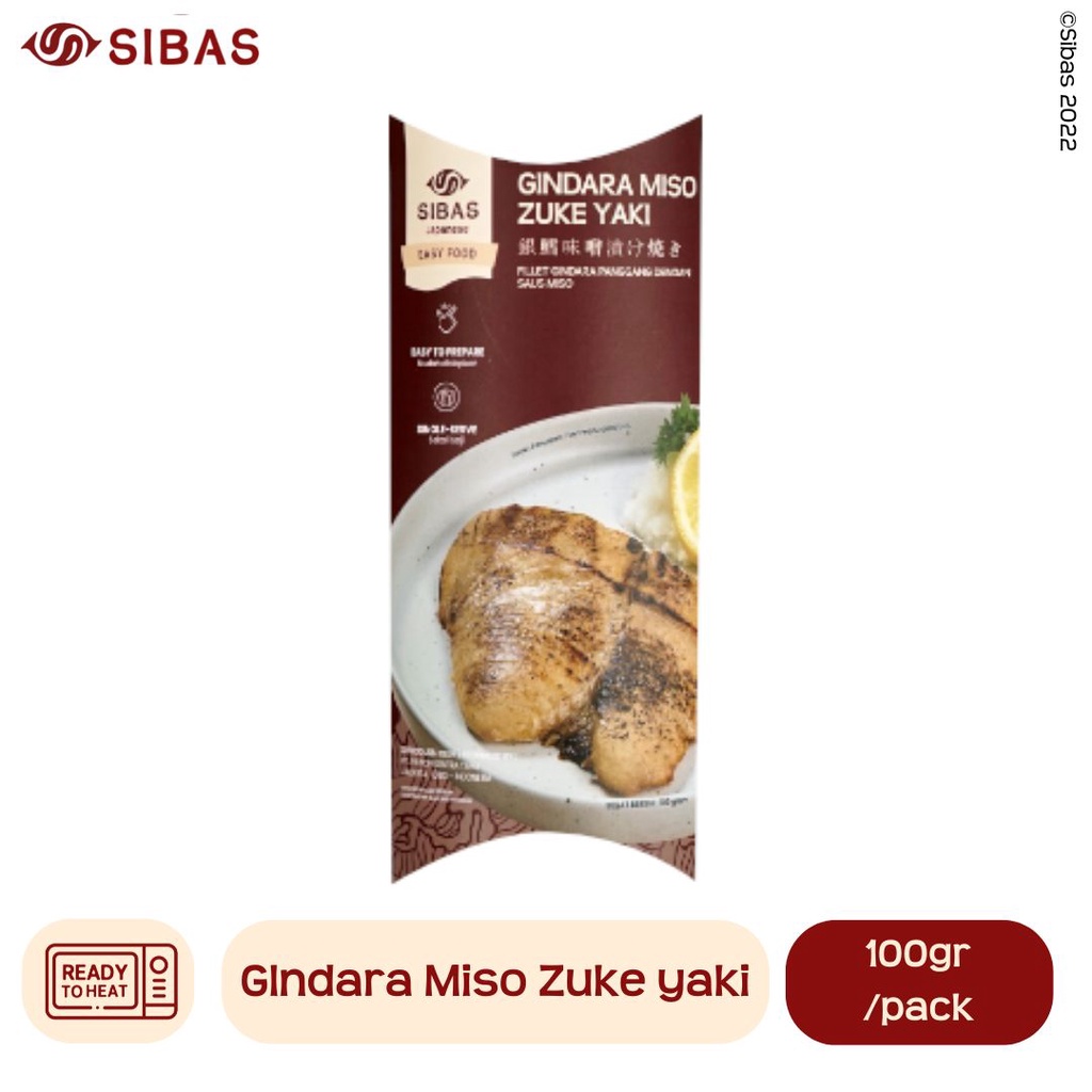 

Sibas RTH - Ikan Gindara Miso Zuke Yaki Ready To Heat / Gindara Panggang Saus Miso Siap Saji / Makanan Jepang Siap Saji