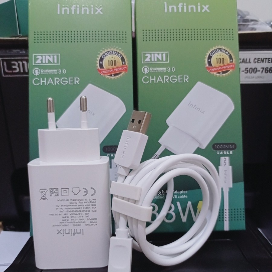 CHARGER CASAN INFINIX 33W FAST CHARGING TC INFINIX