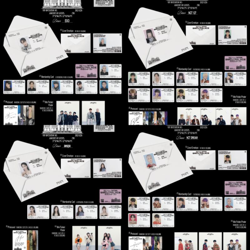 EXO 2022 Winter SMTOWN : SMCU PALACE • Membership Card Ver. • Smart Album