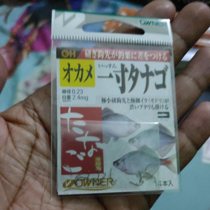 KAIL  TANAGO HOOK owner kiwame JDM untuk tanago / micro fishing