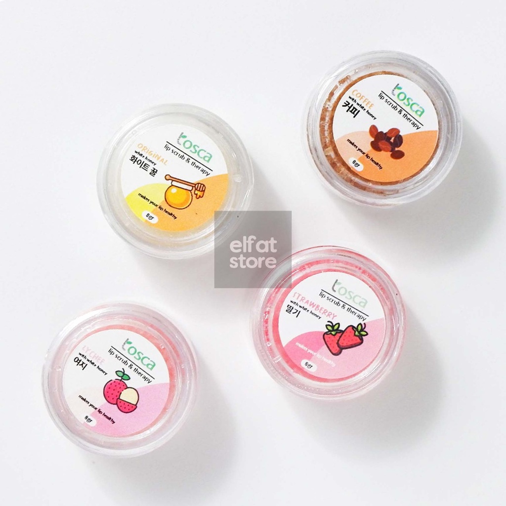 LIP SCRUB THERAPY BIBIR TOSCA FOOD GRADE