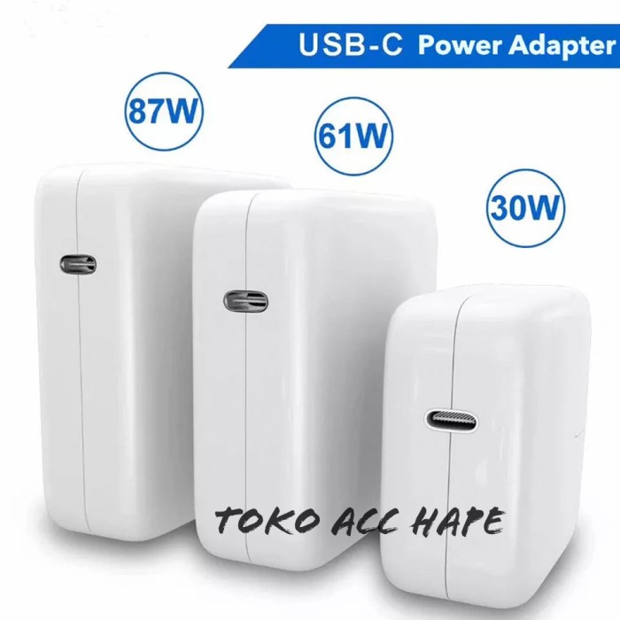 MAGSAF3 USB-C POWER ADAPTOR CHARGER 30W-61W-67W-87W-96W RETAIL PREMIUM