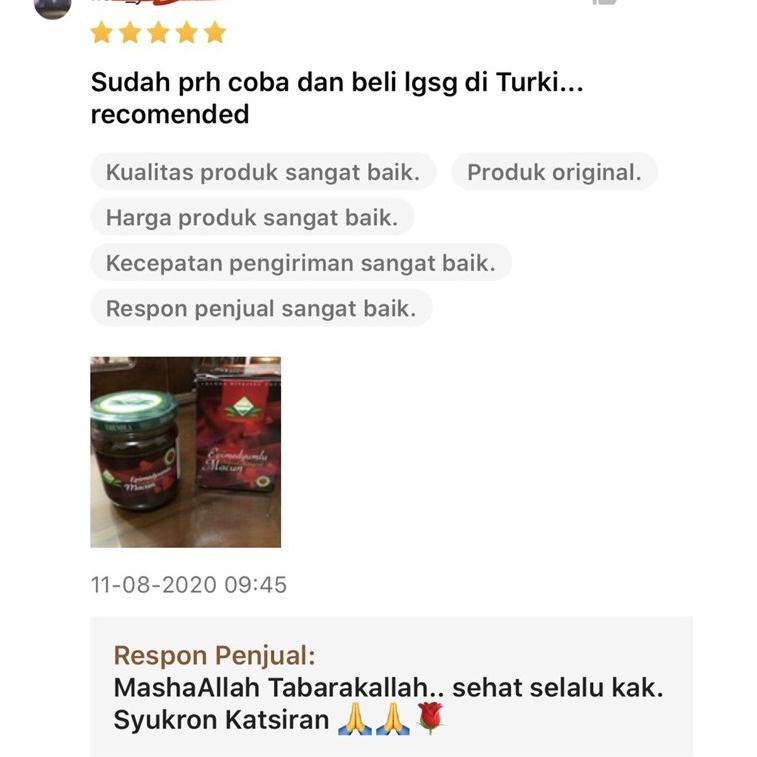 

Terlaris.. MADU MACUN TURKI ORIGINAL 240Gr EXP 2024 IS8