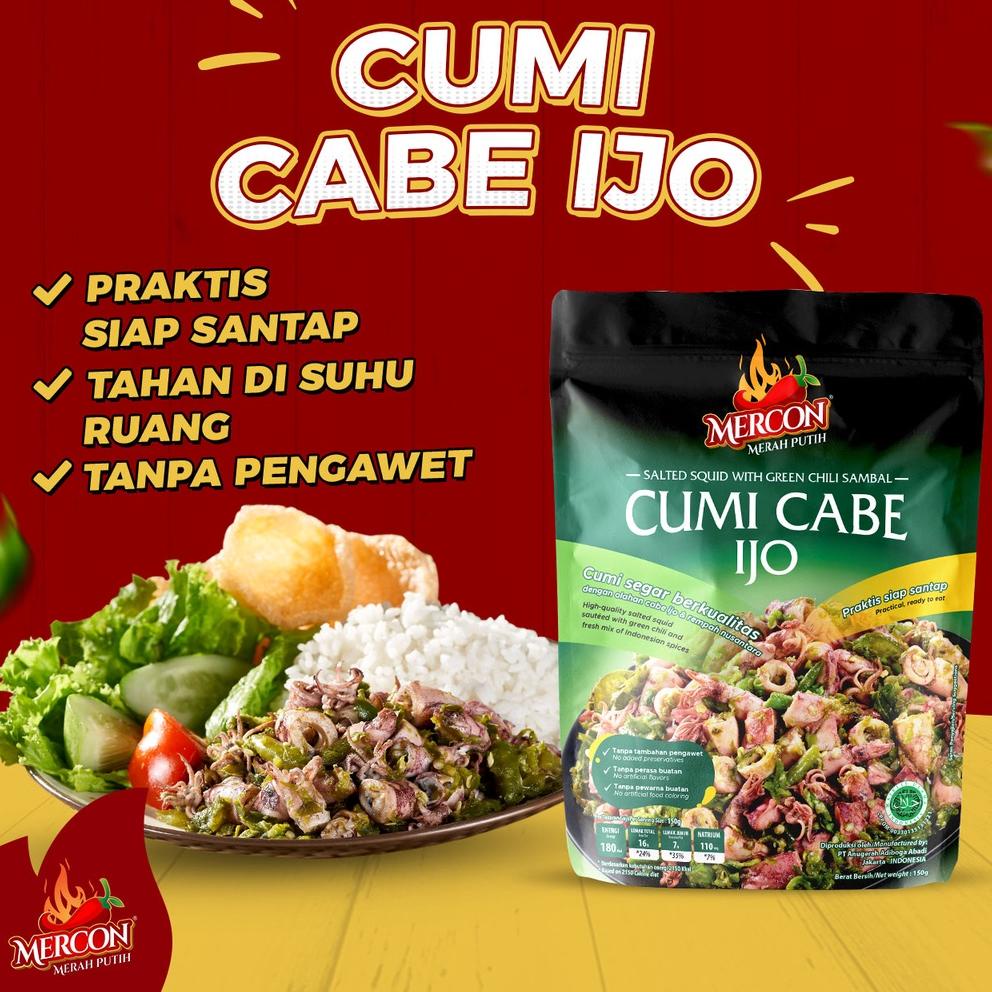 

Promo 2.2 Mercon Merah Putih - Satuan || Cumi Cabe Ijo