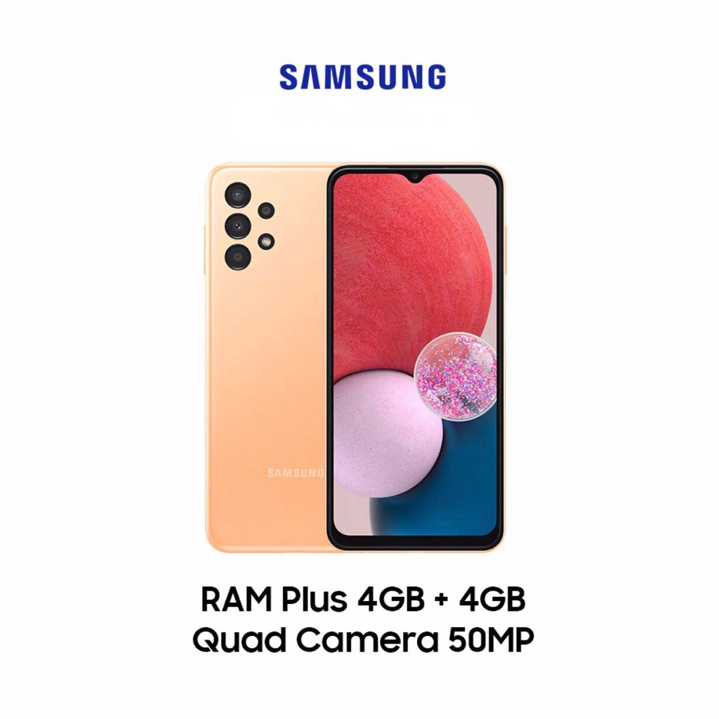 Samsung Galaxy A13 [4GB+64GB] Exynos 850 - 50MP Quad Camera - 6.6&quot; IPS LCD - 5000mAh Garansi Resmi Sein 1 Tahun