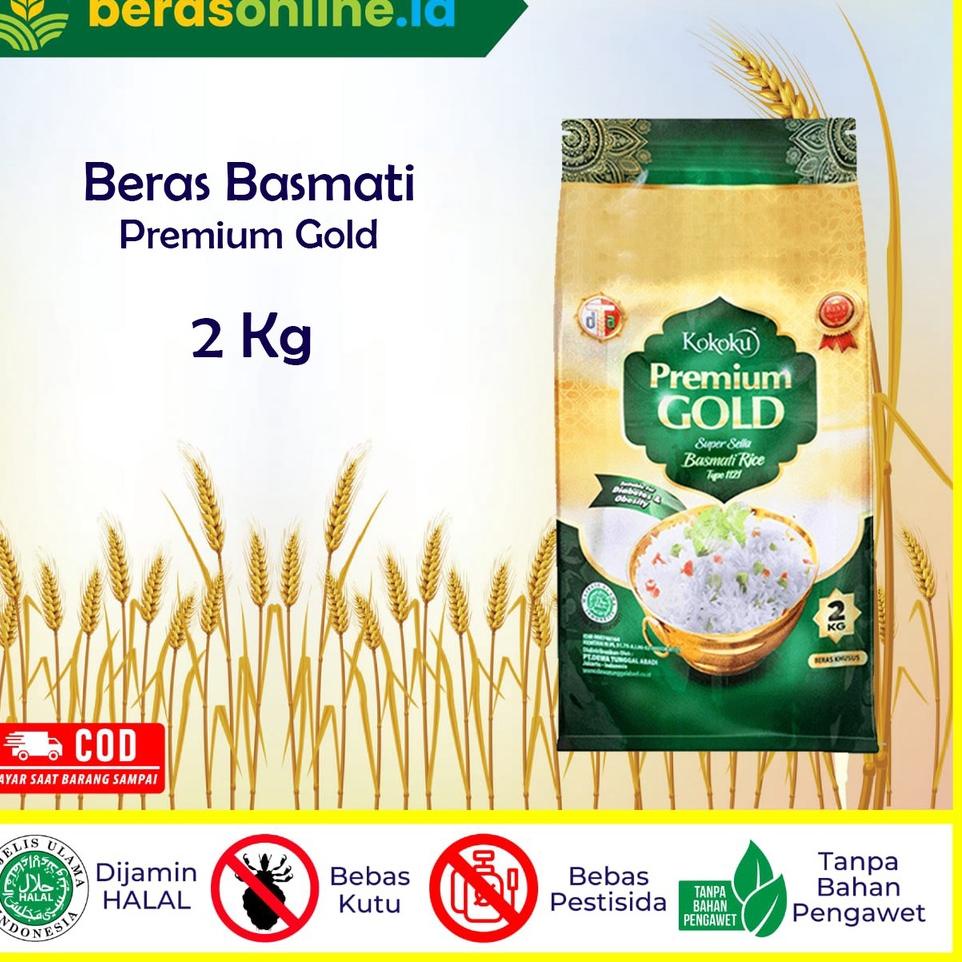 

Di⚡kon !! Beras Online - Beras Basmati Gold 2KG Beras Impor | KEMASAN BARU | Cocok untuk Nasi Kebuli | Kemasan Praktis Mudah Dibawa
