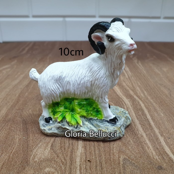PATUNG PAJANGAN SHIO KAMBING BESAR MINIATUR DOMBA