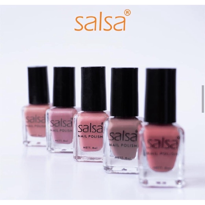 SALSA NAIL POLISH NUDE&amp;CLEAR