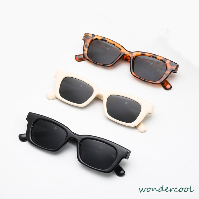 Kacamata Hitam Wanita/Pria Korea Fashion Retro Vintage Kacamata-Won
