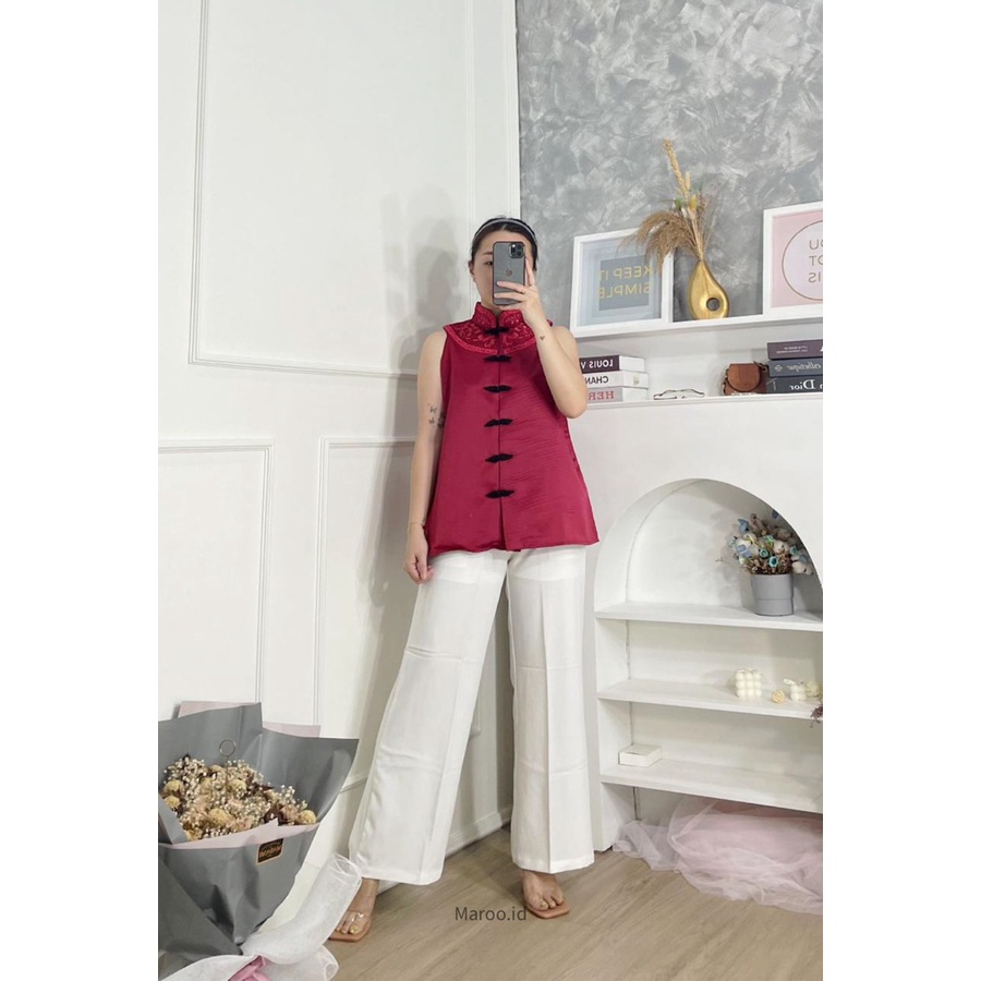 Li Qipao/atasan Qipao/CNY Qipao/Cheongsam Top/Baju Imlek