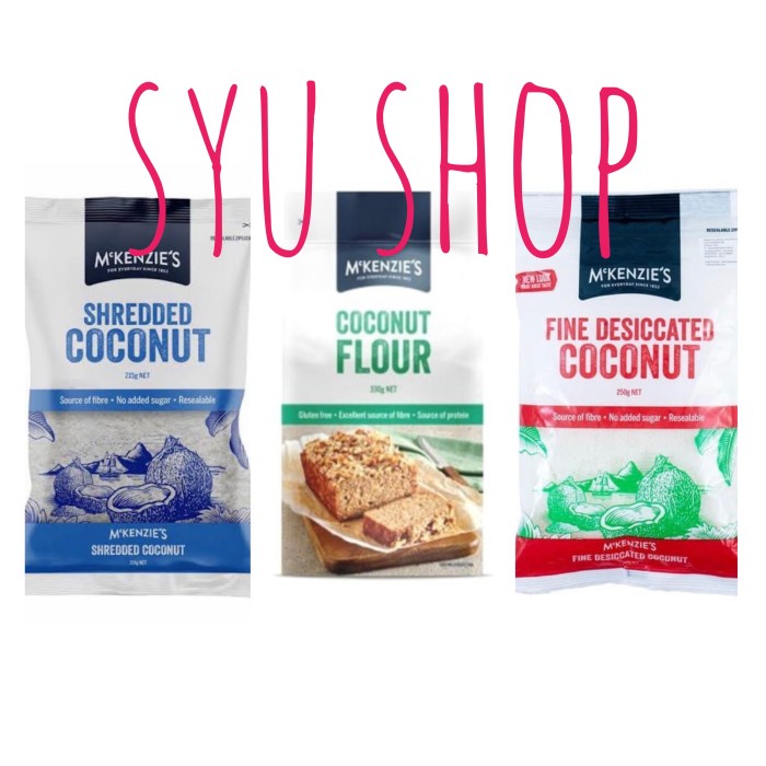 

Mckenzies shredded fine desiccated coconut flour mckenzie's - Desiccated coco