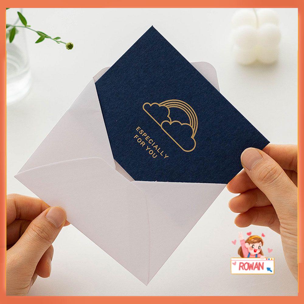 R-flower Greeting Card Simple Festival Hot Stamping Pesan Wisuda