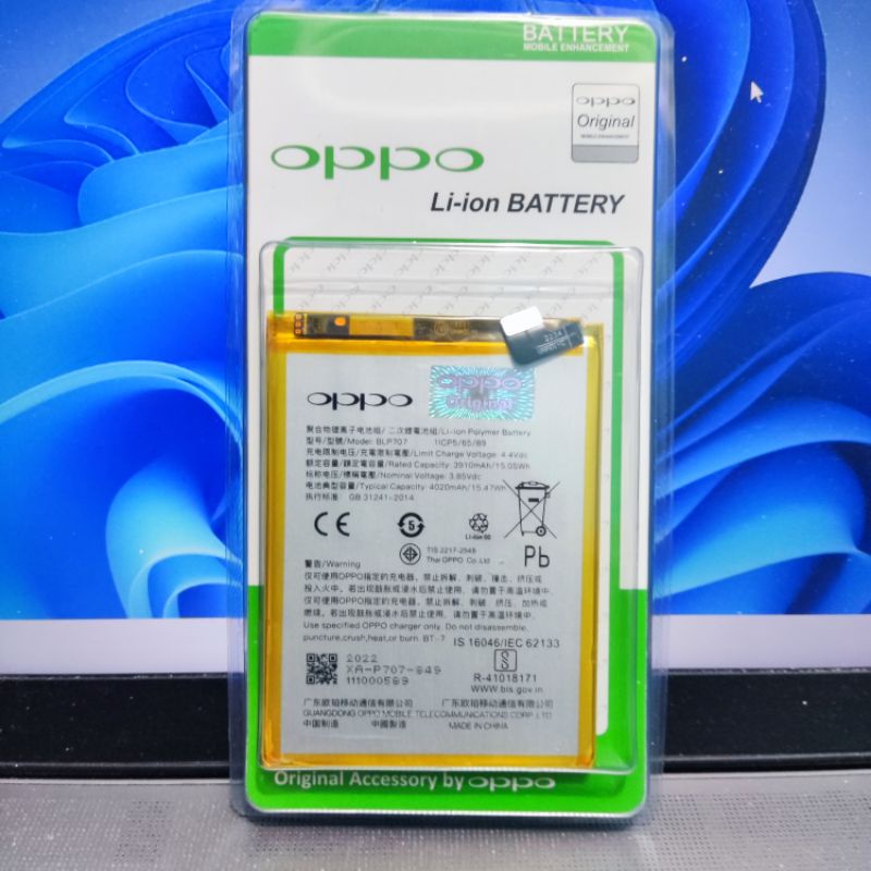 BATERAI BATRE BATTERY OPPO F11 BLP707 ORIGINAL