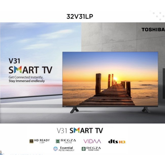 Toshiba LED Smart TV 32&quot; Digital DVB-T2 32V31LP 32V31 HDR