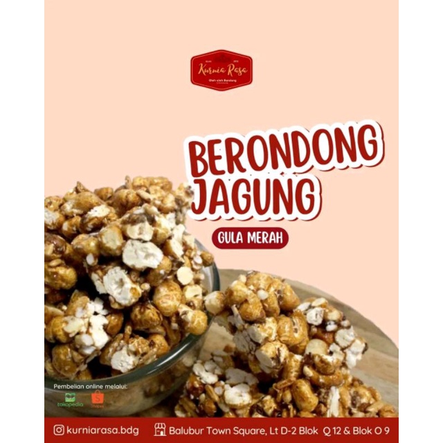 

Borondong jagung manis 250 gr / borondong jagung gula aren / kiurniarasa