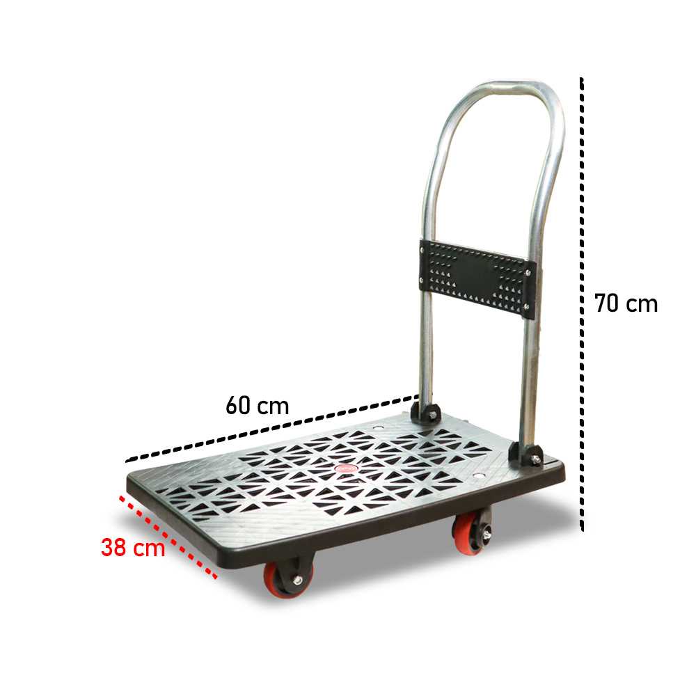 XiaolongTroli Barang Lipat Trolley Folding Cart Silent Portable - Jhc300 ( Mughnii )