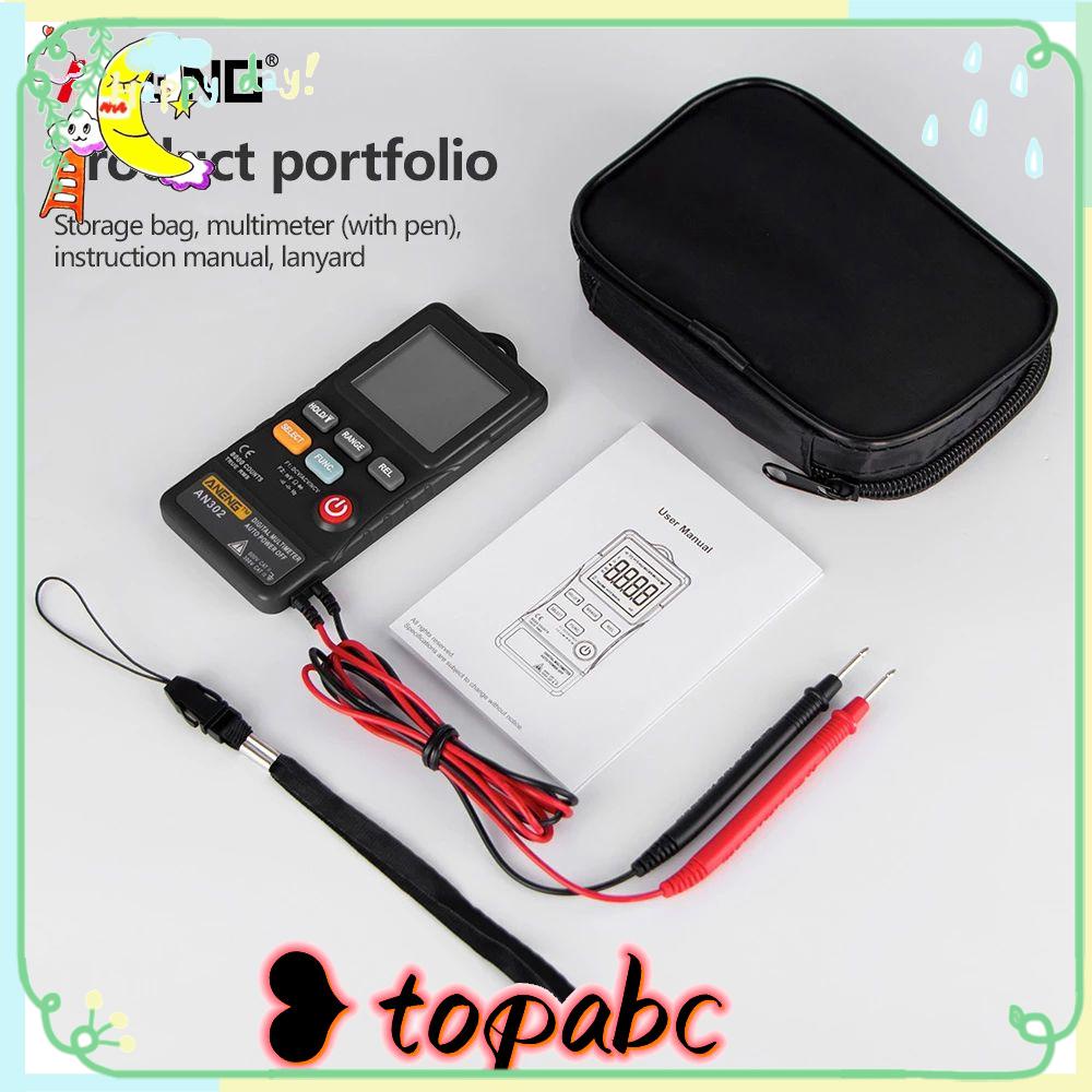 Top Digital Multimeter ANENG AN302 Auto-Ranging Transistor Tester DC/AC Voltmeter