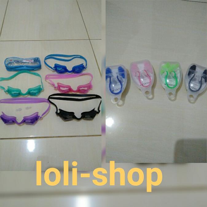 KACAMATA RENANG SPEEDO ANAK-ANAK + TUTUP TELINGA