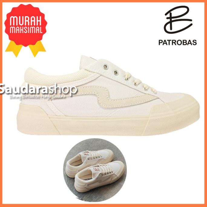 Sepatu Patrobas Cloud Off White Low / Patrobas Cloud Putih LC