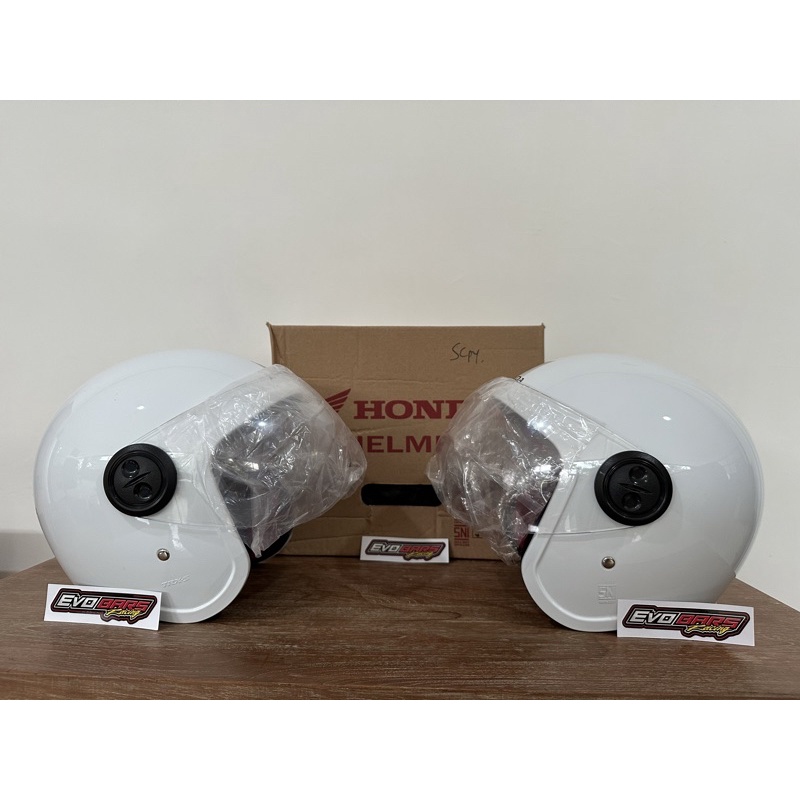 Helm Scoopy Original TRX-S TRX S  AHM SNI Putih Polos