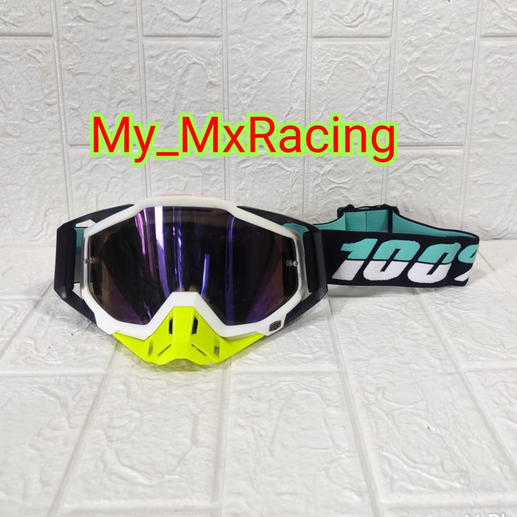 GOGGLE IMPORT Google 100 Percent - Kacamata Motor - Google Motocross - Google MX Trail - Google Rainbow - 005