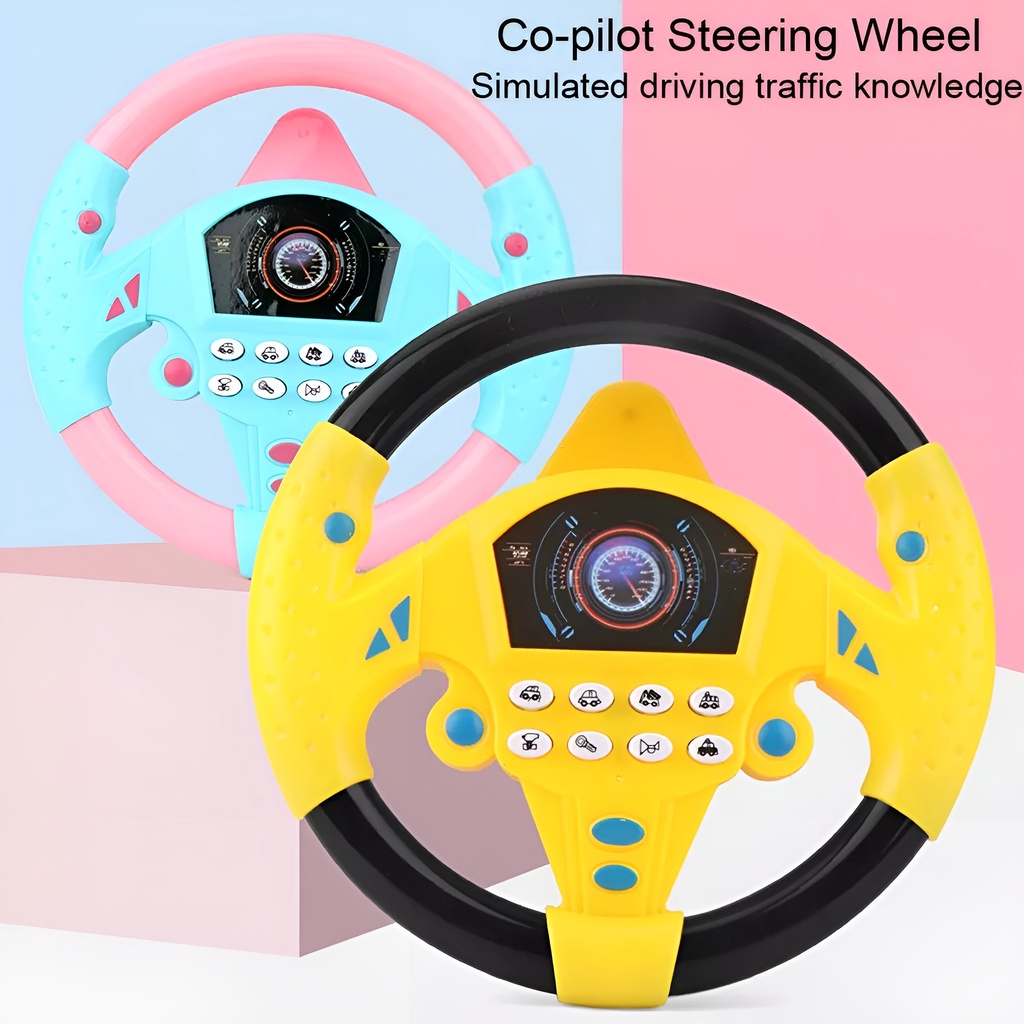 Mainan Setir Mobil Anak Steering Racing Wheel Driver | Setir Setiran Mobil Bayi | Mainan Mobil Anak