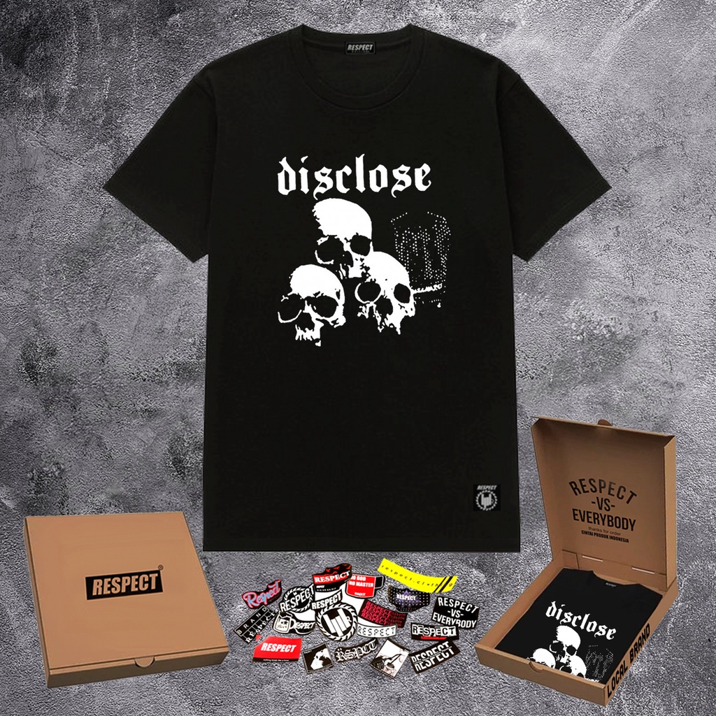 Kaos Disclose Punk Band Luar Negeri Bahan Cotton Combed 24s