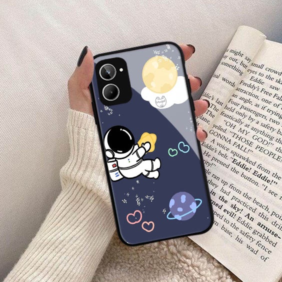 (GC 114) Softcase Kaca Realme 10 4G - Kesing Kaca Realme 10 4G - Case Cantik Realme 10 4G - Case Rea