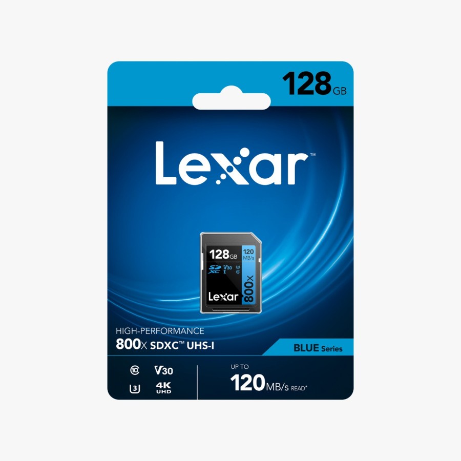 Lexar High Performance SDXC / SD Card 128Gb 120MBps 800x