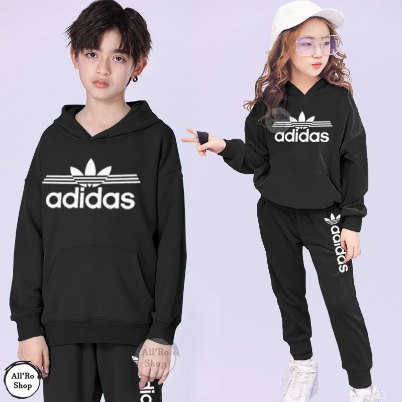 Baju Setelan Anak Remaja ABG Unisex Setelan Olahraga Senam Usia 1 - 13 tahun Setelan Anak Hoodie Seragam Olahraga Anak Model Kupluk ARS