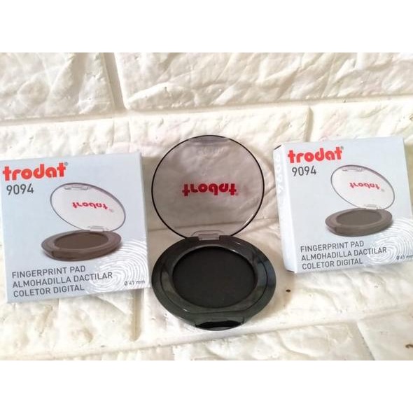 

Terlaris bantalan stempel sidik jari trodat 9094 Hitam finger print pad Termurah