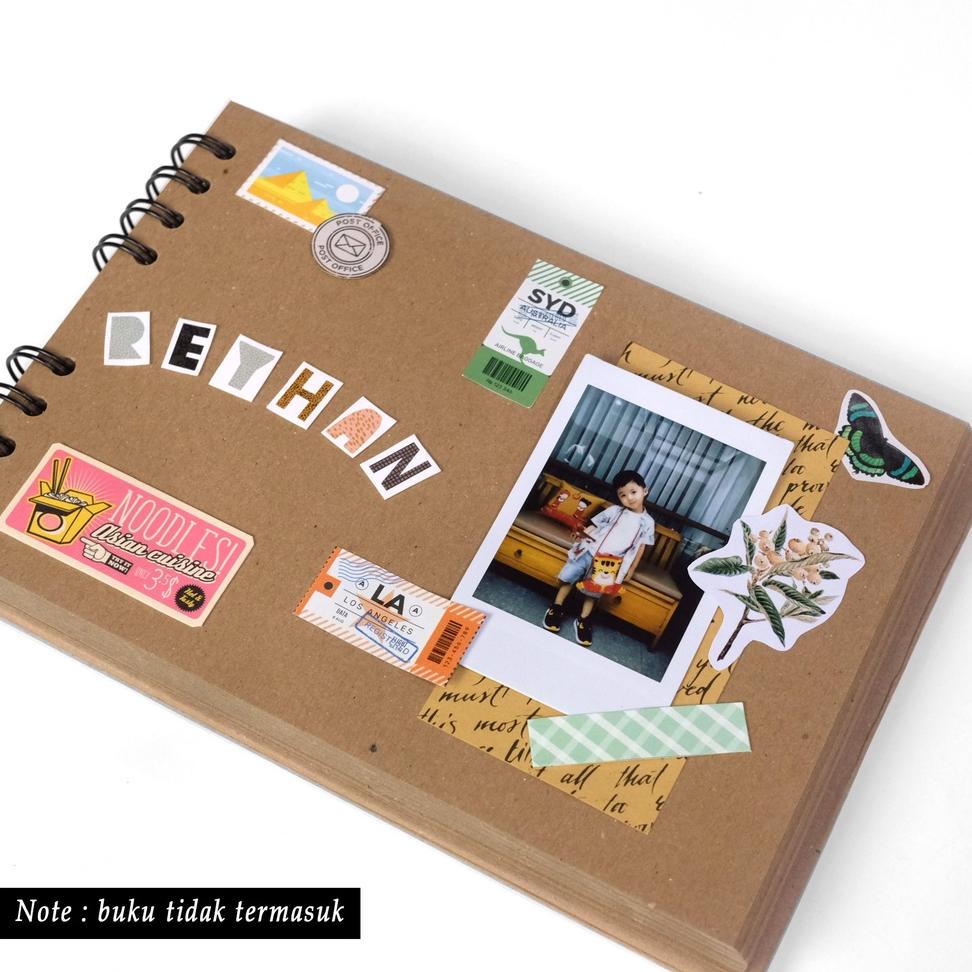 

(|G-M9|)♚✔ Jung Java Scrapbook / buku gambar / buku sketsa / buku tulis / album foto / notebook Kit pasti dikirim