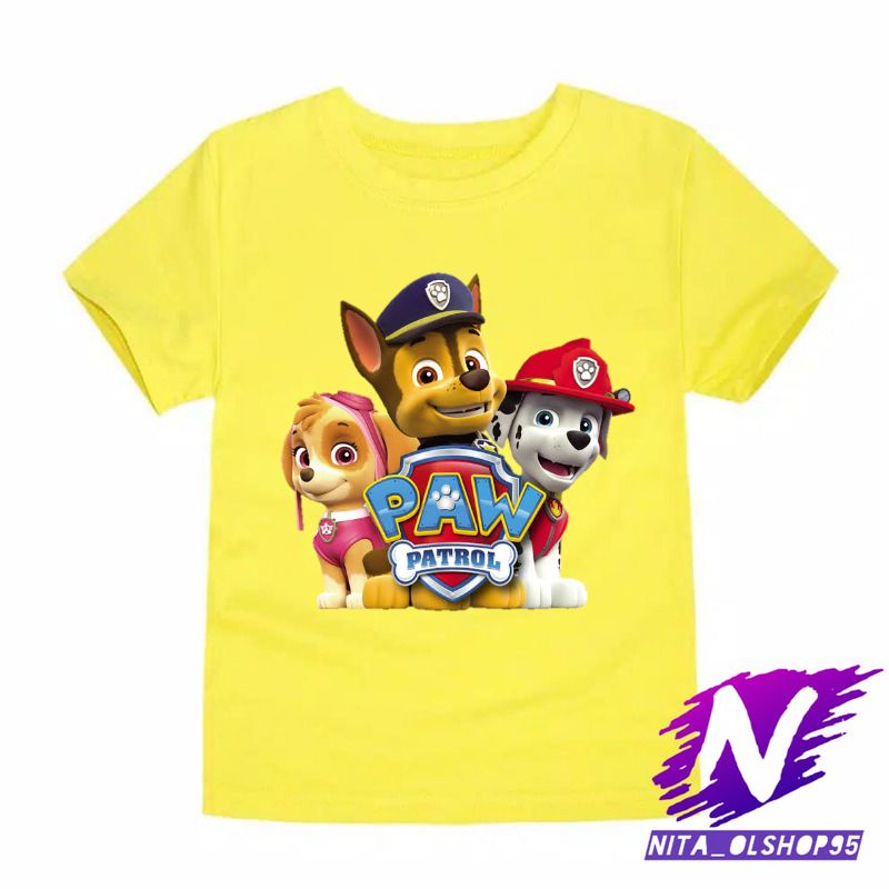 paw patrol baju anak kaos anak pawpatrol