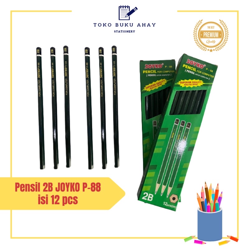 

PENSIL 2B JOYKO P-88[12PCS] /ORIGINAL JOYKO