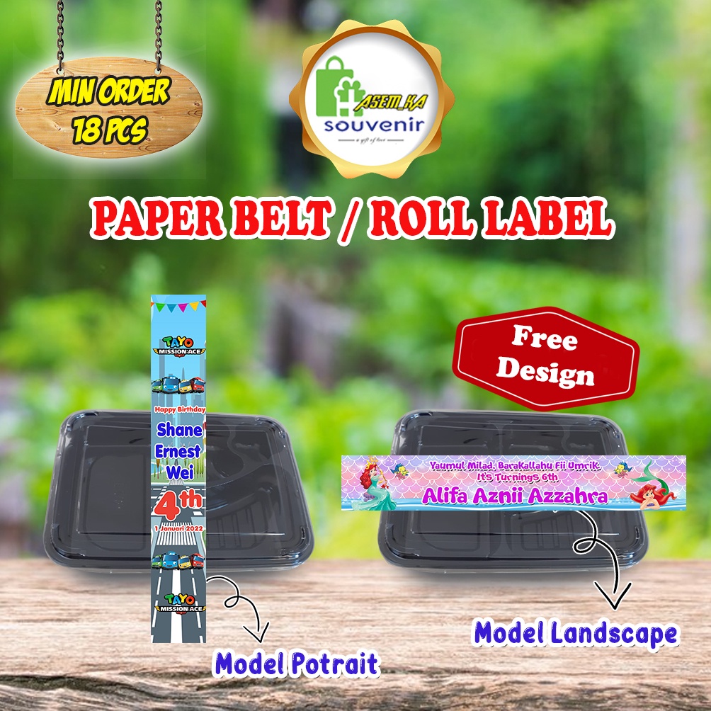 

BELT BENTO CUSTOM ULTAH - MURAAH BANGEET