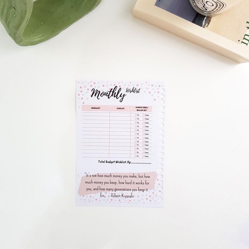 

ic❂Harga Promo Loose Leaf Rencana Keuangan A5 B5 Isi Binder Keuangan A5 B5 Financial Planner A5 B5 W82 ➽