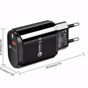 ヒ Charger Cas UMAX A31 UX03 Fast Charging Qualcomm QC 3.0 + kabel usb micro type c ↙