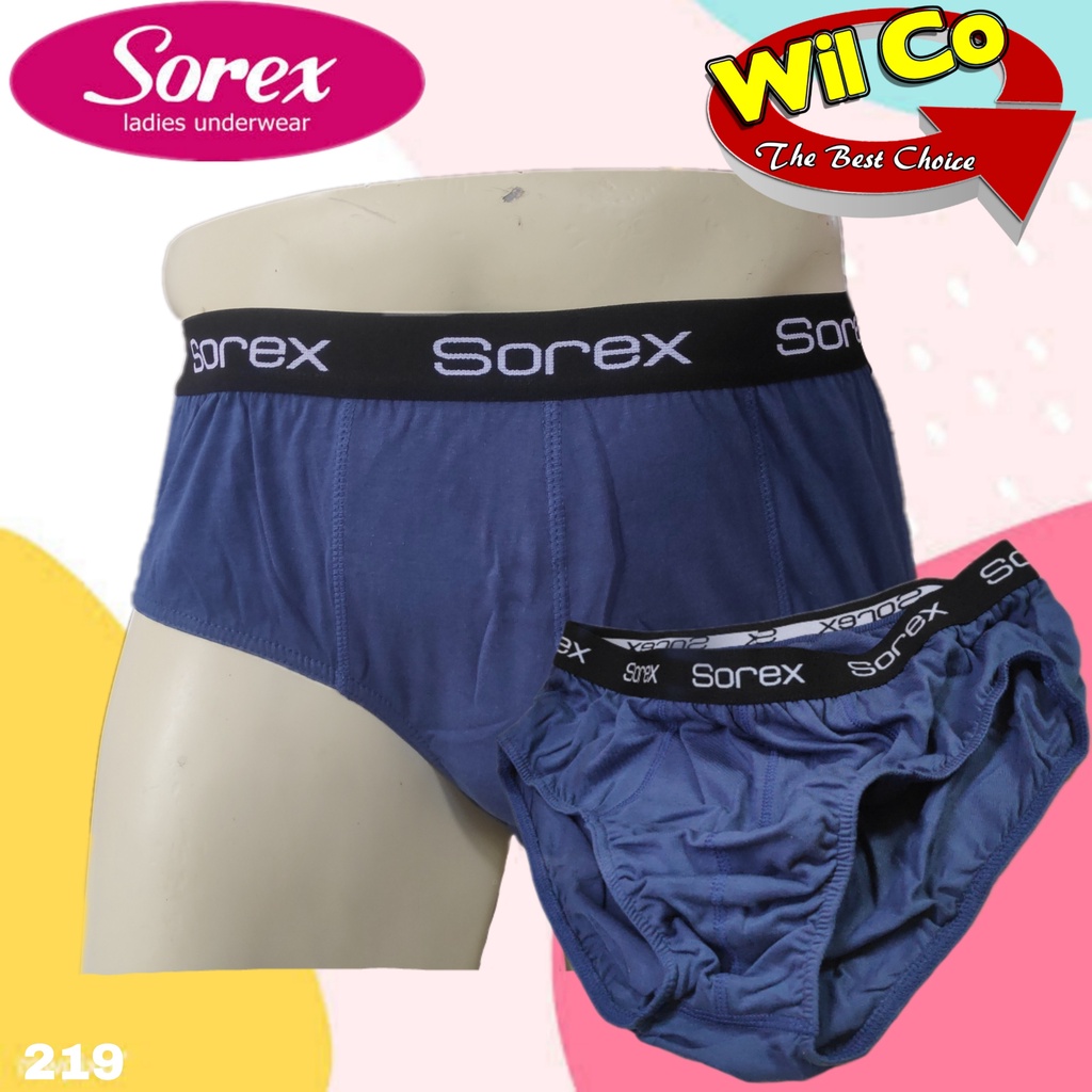 K219 - [Harga Per 1 Potong] CELANA DALAM PRIA BRIEFT [SEGITIGA] SOREX SIZE S - XL