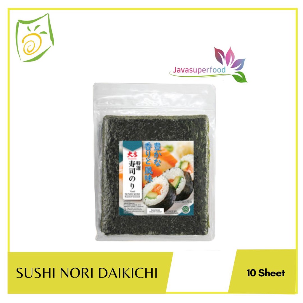 

Java Superfood Sushi Nori Daikichi 10 Sheet
