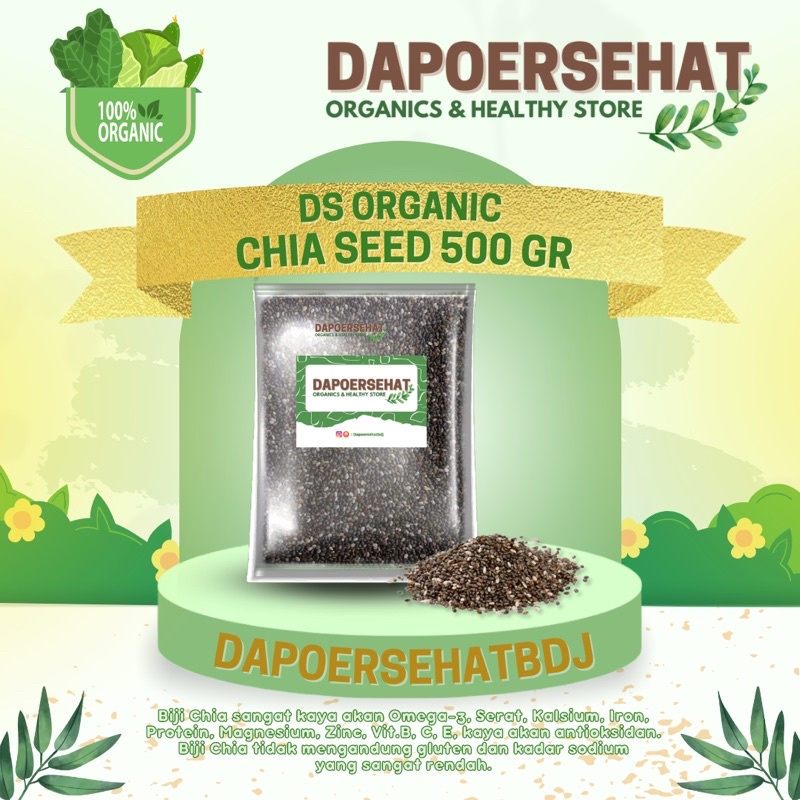 

CHIA SEED (Biji Chia) 500gr