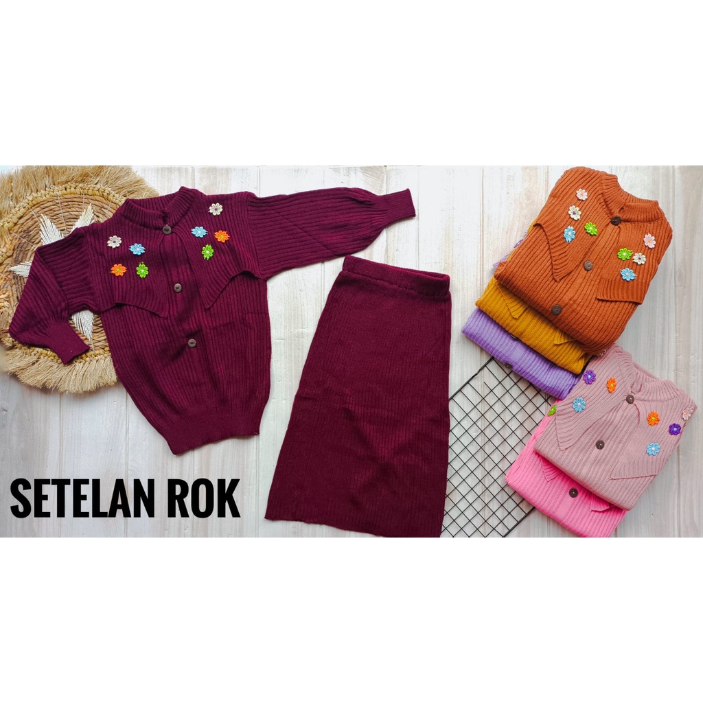 Setelan Rok / Setelan Rok Rajut