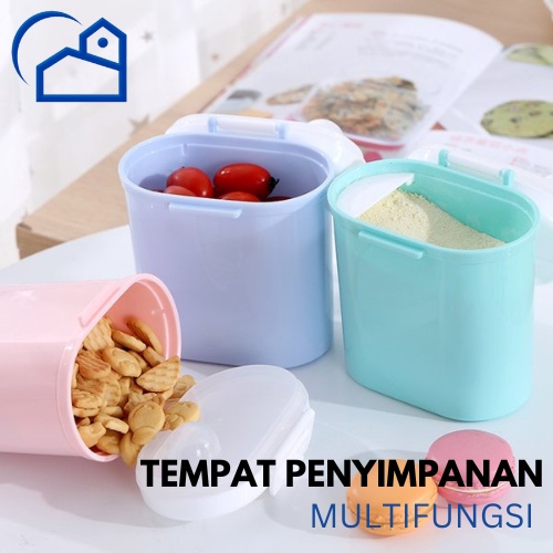 Tempat Kotak Penyimpanan SUSU Bubuk Bayi Box bumbu buah serbaguna