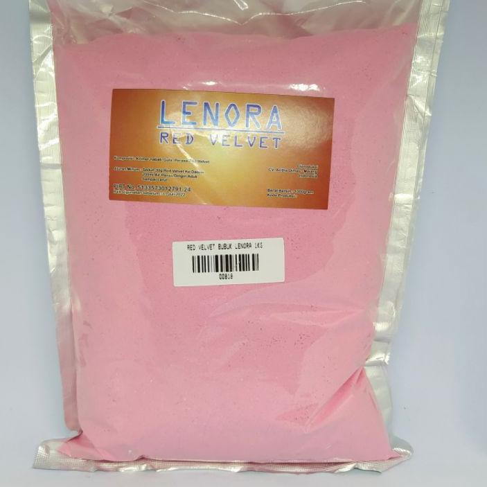 

べ Lenora red velvet 1kg/ Bubuk Minuman/ Powder Drink Red Velvet ✿