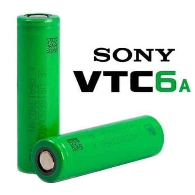VTC 6A Sony Vape Battery 3000mAh 18650 - 100% Authentic Baterai Sony