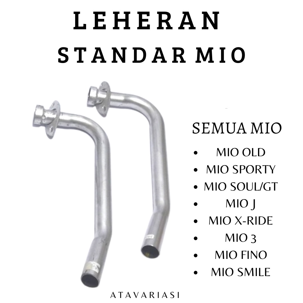 (COD) Leheran Knalpot Standar Mio sporty / MioSmile (PIPA TEBAL) ALL MATIC MIO