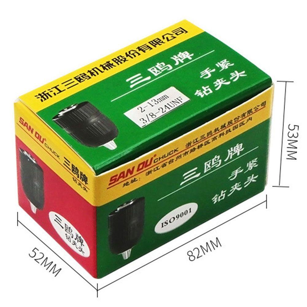 Populer Chuck Konversi Bor Tangan Tahan Lama 3/8-24UNF Konversi Dudukan Mata Bor Impact Hammer